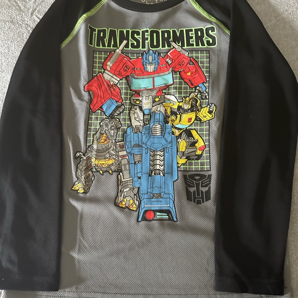 Jumping Beans Transformers Long Sleeve Tee - Black, Blue, Red, Yellow